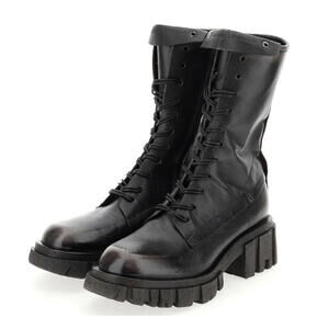 NWT A.S.98 HELL A54201 ANKLE BOOTS SMOKE SIZE 40 EUROPE 9US